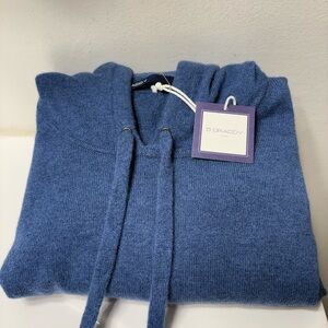 Peter Millar Women's Cozy Blue Cowl Neck Sweater